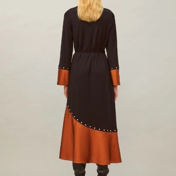 TORY BURCH MIXED-MATERIAL WRAP DRESS
TT15 - Picture 3 of 7